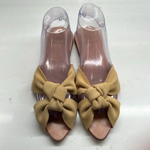 by JAMES Chelsey Knot Strap‎ Sandal Women’s Size 8 Suede